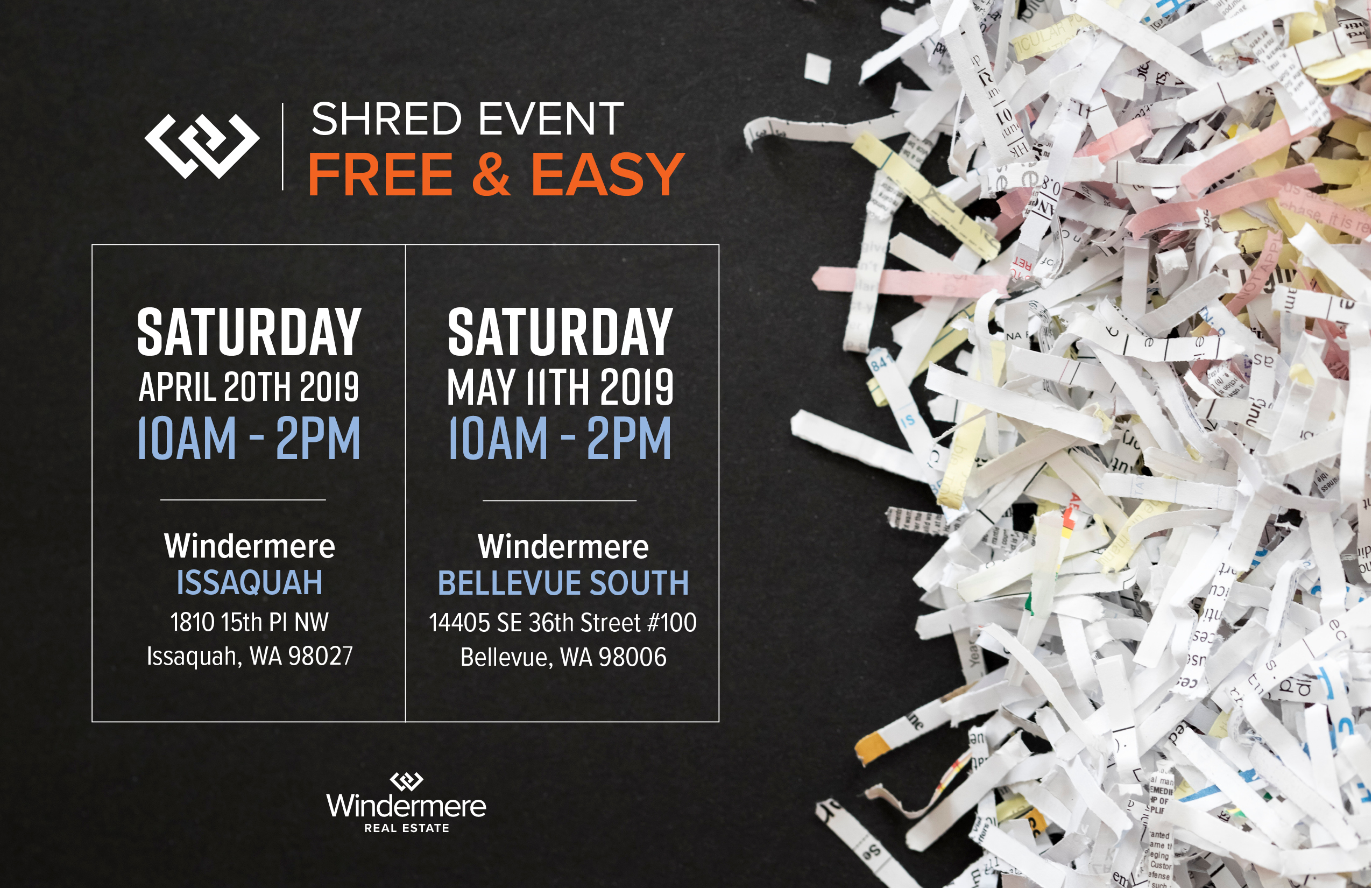 Free Shredding Event Stephanie Kristen